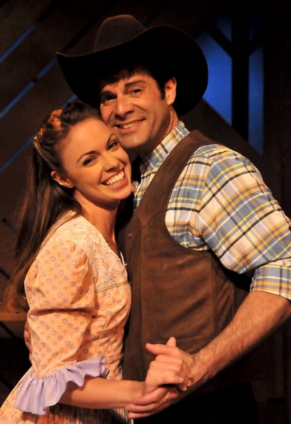 Adam Pontipee (Tony Lawson) and Milly (Krista Severeid)  Photo